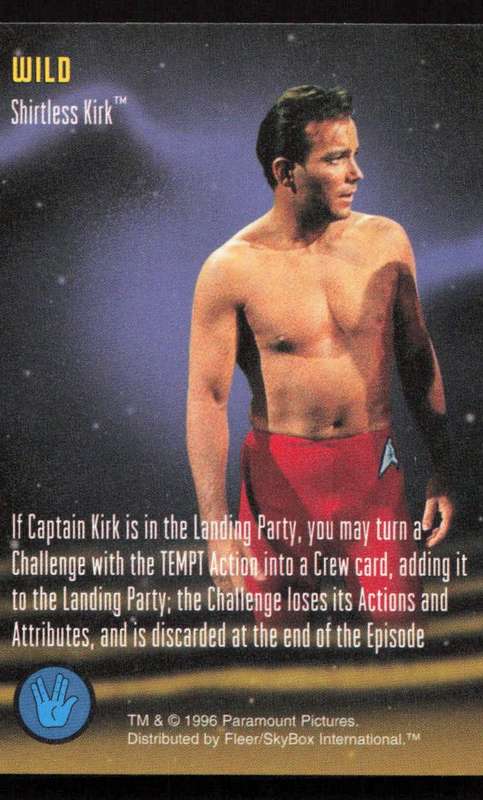 1996 Fleer/SkyBox Shirtless Kirk