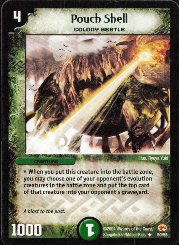 2004 Wizards of the Coast Duel Masters 4 Pouch Shell 50/55