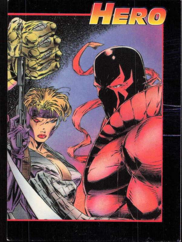 1993 Hero Master-Foil Cyber Force Stryke Force 3 of 3
