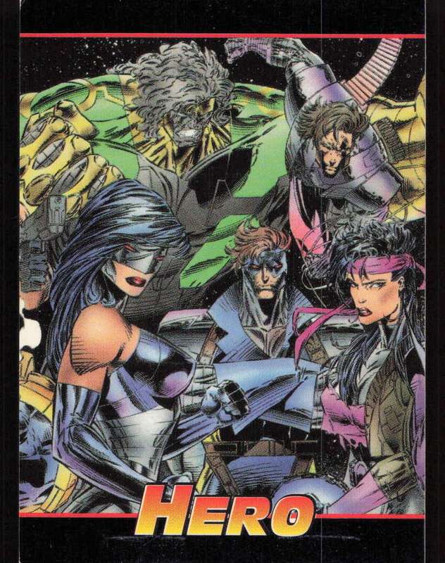 1993 Hero Master-Foil Cyber Force Stryke Force 2 of 3