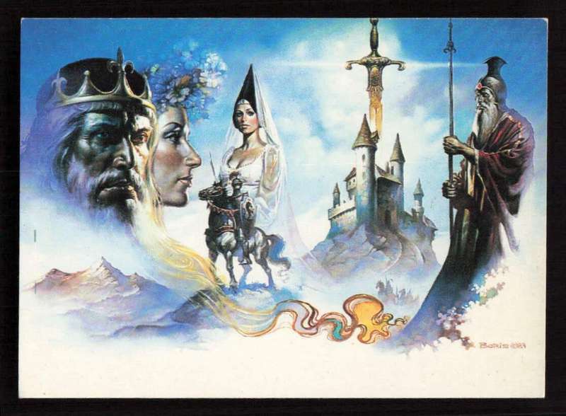 1992 Boris Vallejo 22. Excalibur (1983)