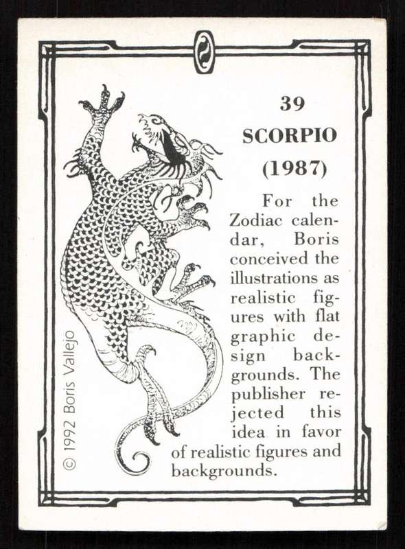 1992 Boris Vallejo 39. Scorpio (1987)