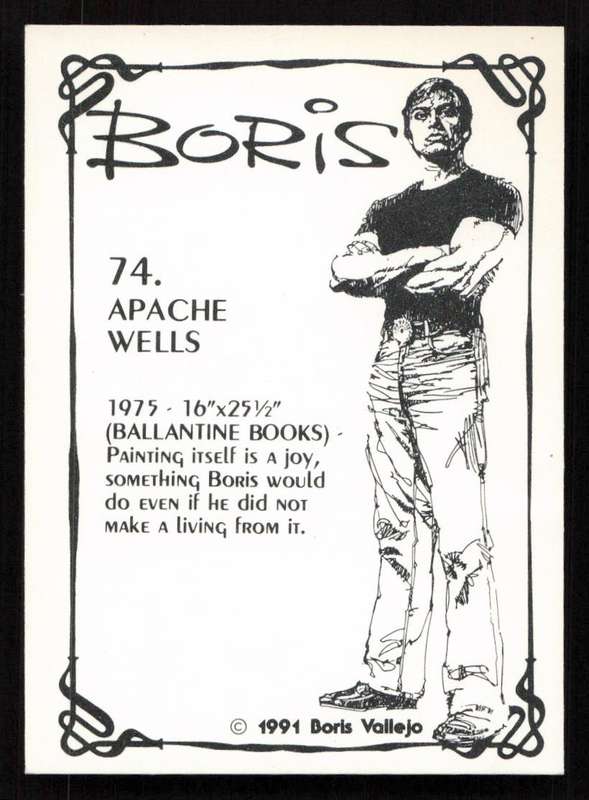 1991 Boris Vallejo 74 Apache Wells