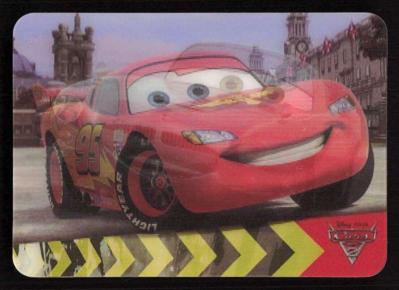 Topps Disney Pixar Cars 2 Lenticular Card