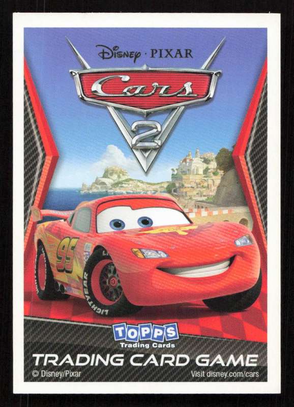 Topps Disney Pixar Cars 2 Fuel Card