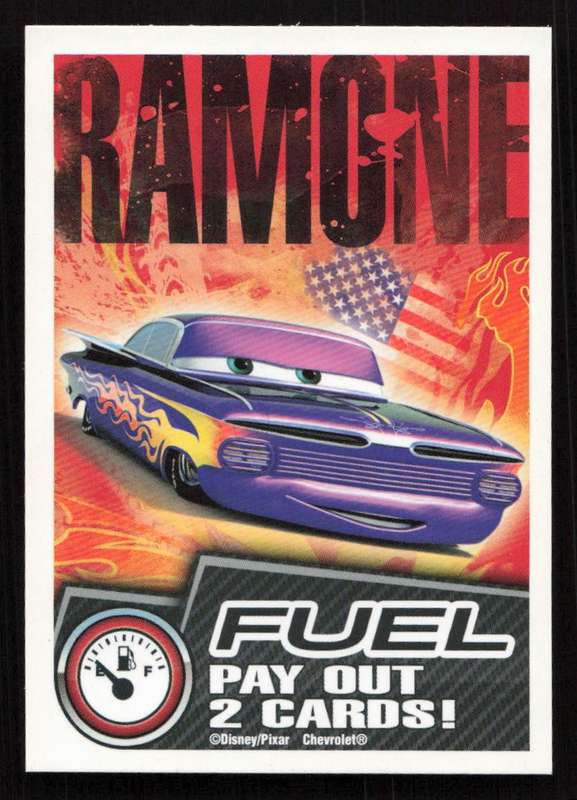 Topps Disney Pixar Cars 2 Fuel Card