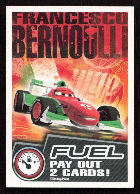 Topps Disney Pixar Cars 2 Fuel Card