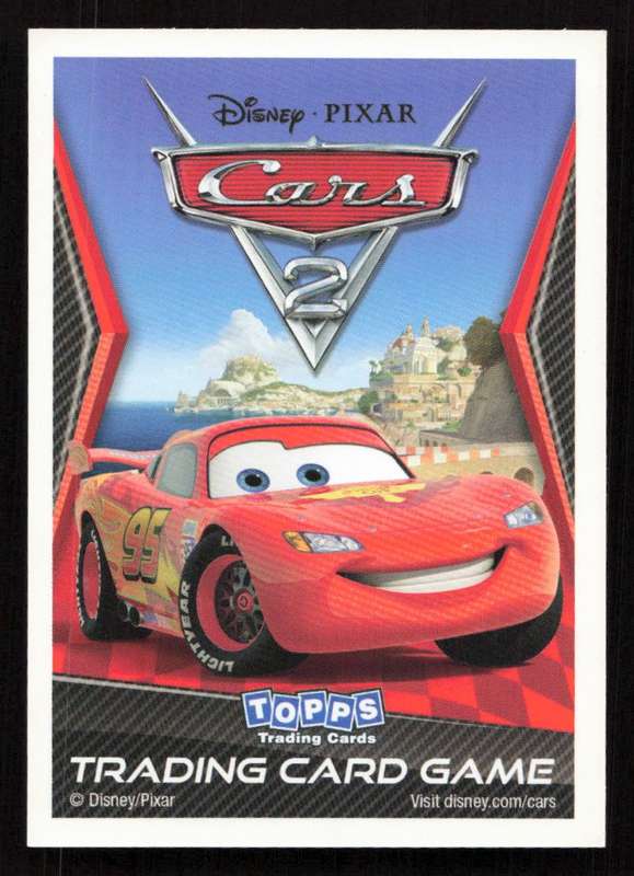 Topps Disney Pixar Cars 2 Fuel Card