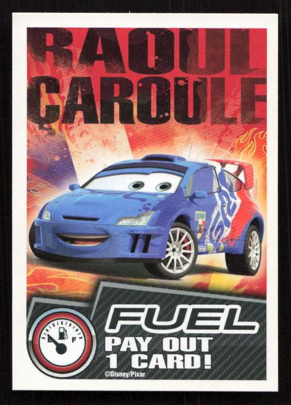 Topps Disney Pixar Cars 2 Fuel Card