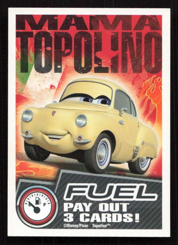 Topps Disney Pixar Cars 2 Fuel Card