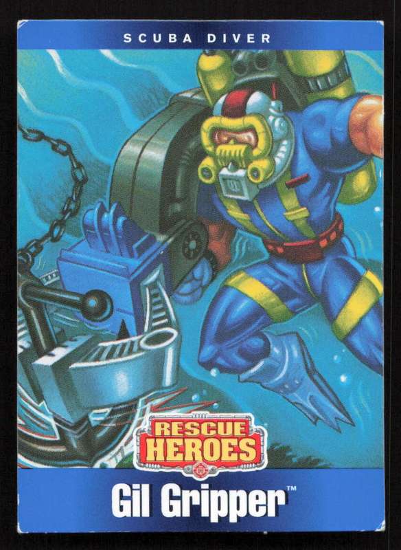 1998 Fisher-Price / Mattel Rescue Heroes Gil Gripper