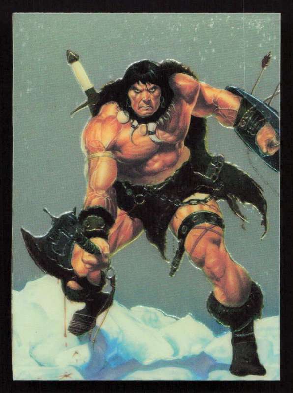 1994 Hasbro Conan II All Chromium - D-20 The Legacy of Conan