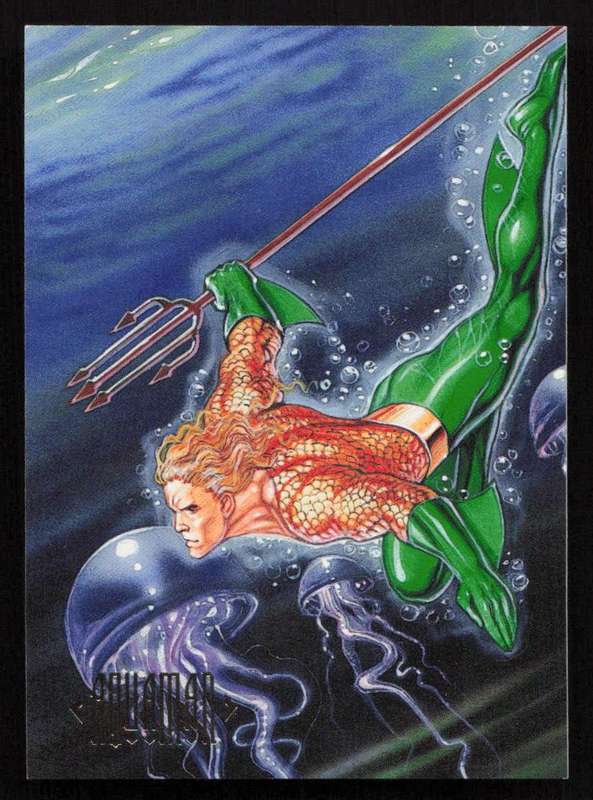 1994 SkyBox DC Comics AquaMan Track 70