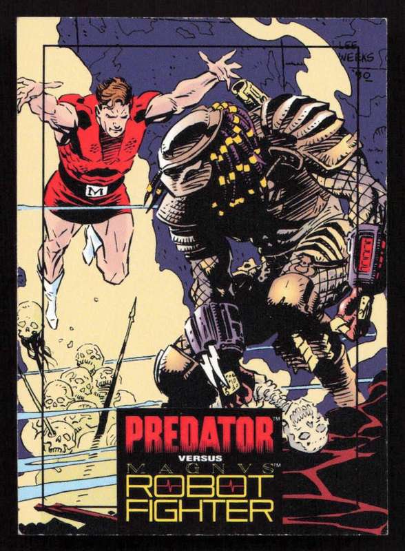 1992 Wizard DC Comics Valiant Predator versus Magnvs Robot Fighter 3