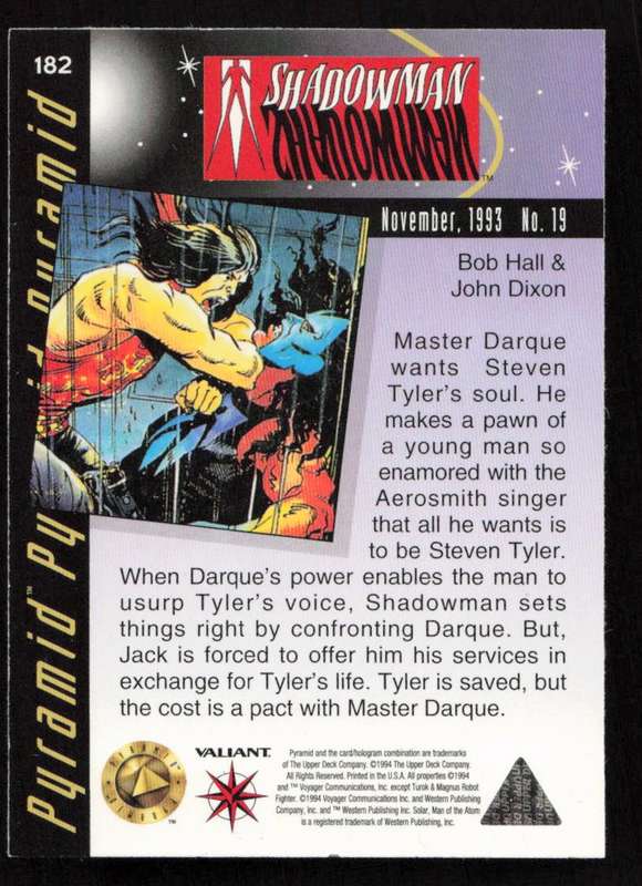 1994 Upper Deck Shadowman 182