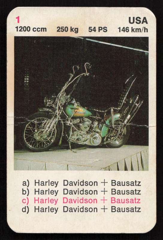 Harley Davidson + Baustaz Card