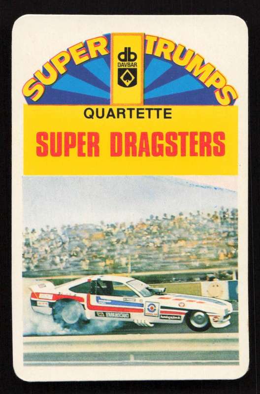 Super Trumps Quartette Super Dragsters
