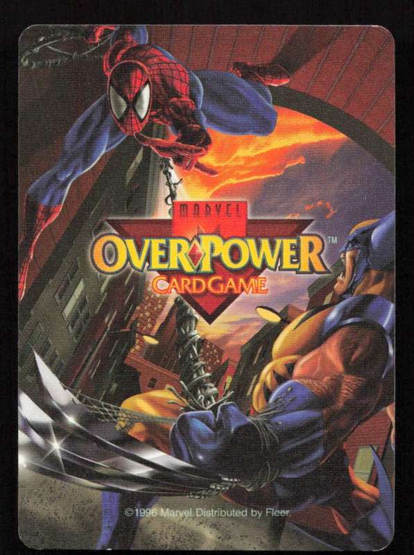 1996 Marvel OverPower Card Game Caught By Surprise