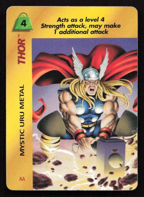 1996 Marvel OverPower Card Game Thor