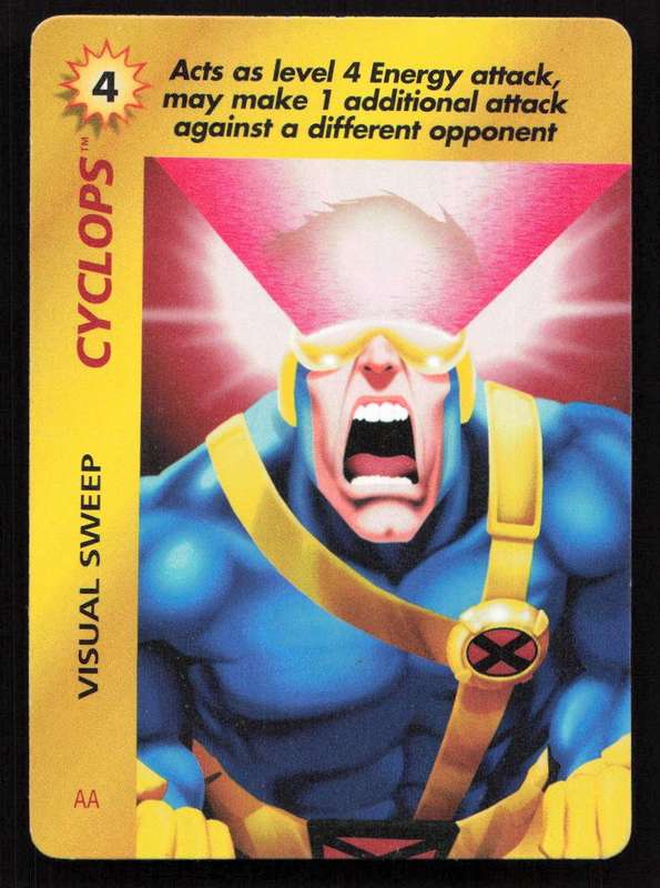 1996 Marvel OverPower Card Game Cyclops