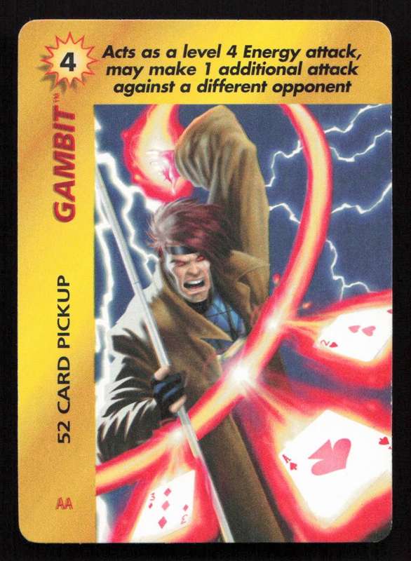 1996 Marvel OverPower Card Game Gambit