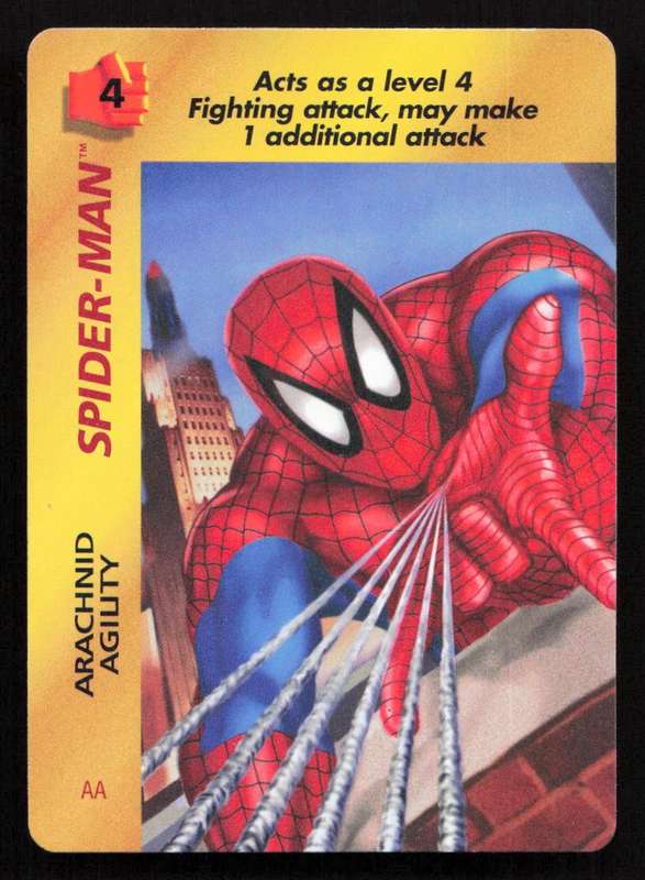 1996 Marvel OverPower Card Game Spider-Man