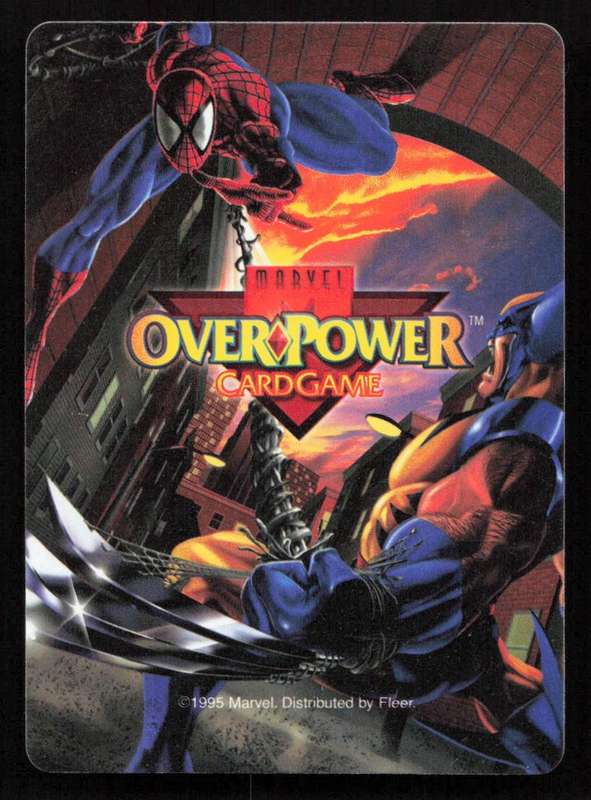 1996 Marvel OverPower Card Game Punisher