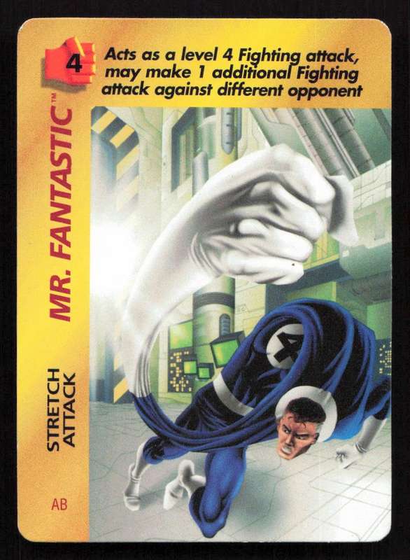 1996 Marvel OverPower Card Game Mr. Fantastic