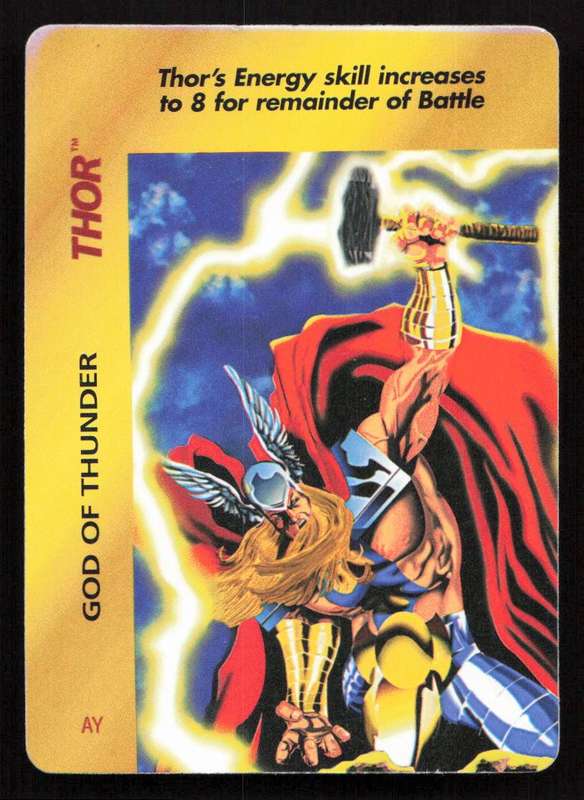 1996 Marvel OverPower Card Game Thor