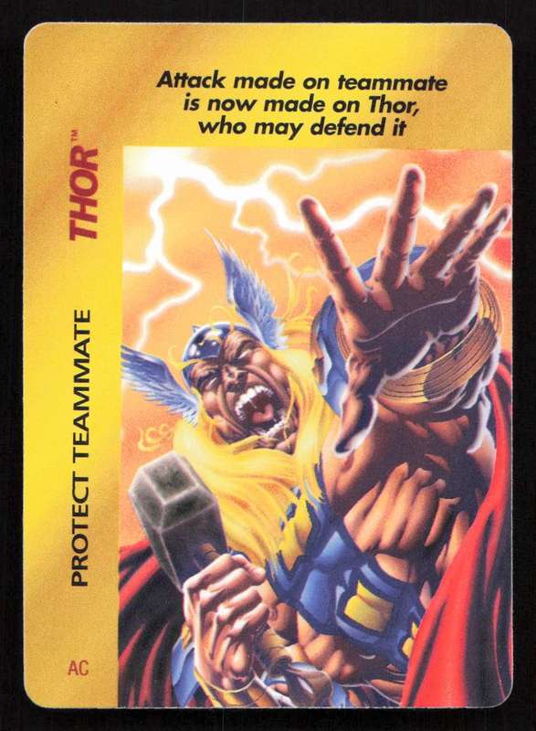 1996 Marvel OverPower Card Game Thor
