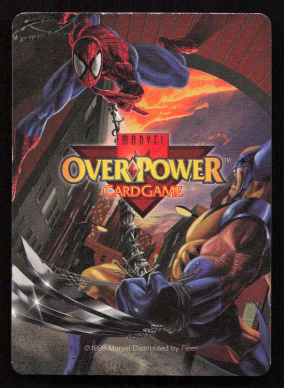 1996 Marvel OverPower Card Game Spider-Man