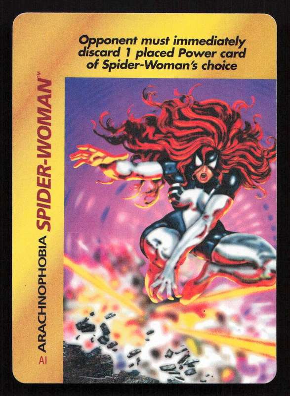 1996 Marvel OverPower Card Game Spider-Woman