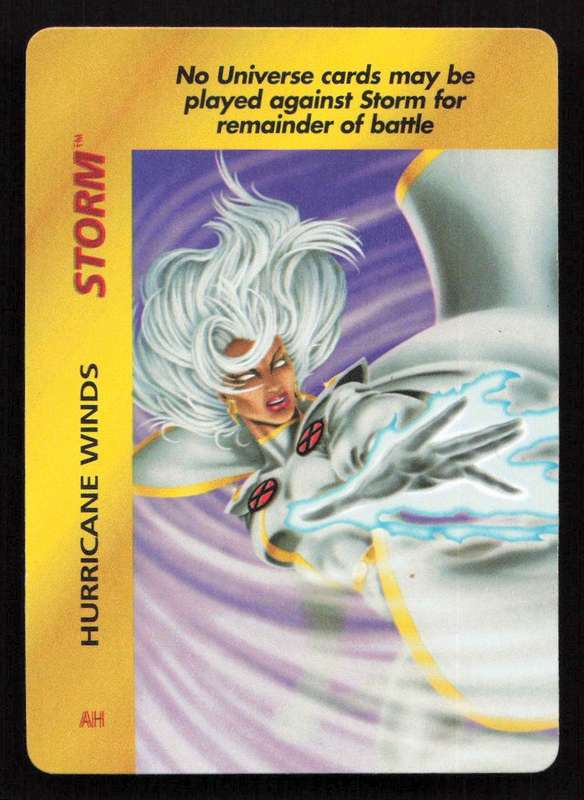1996 Marvel OverPower Card Game Storm