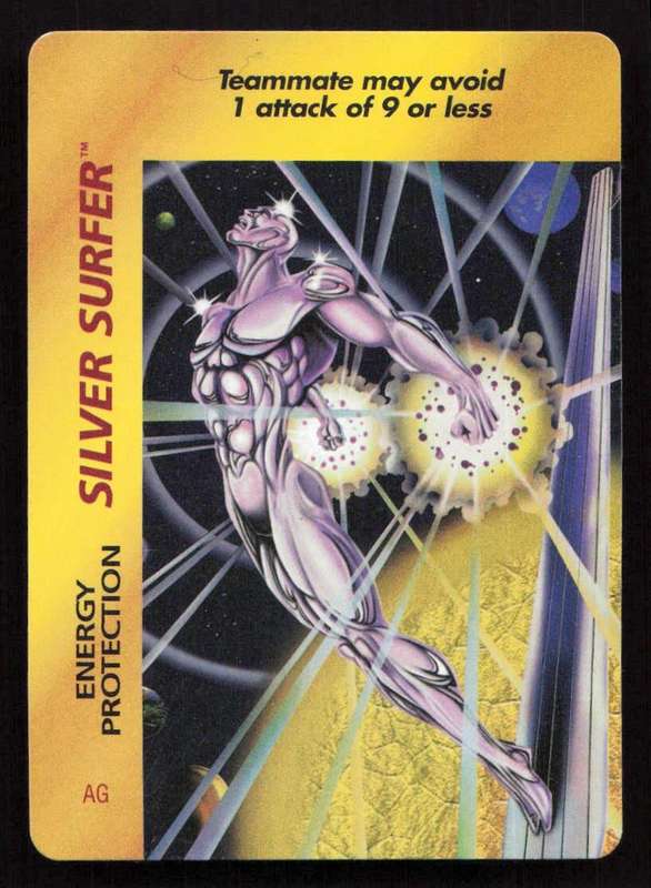 1996 Marvel OverPower Card Game Silver Surfer
