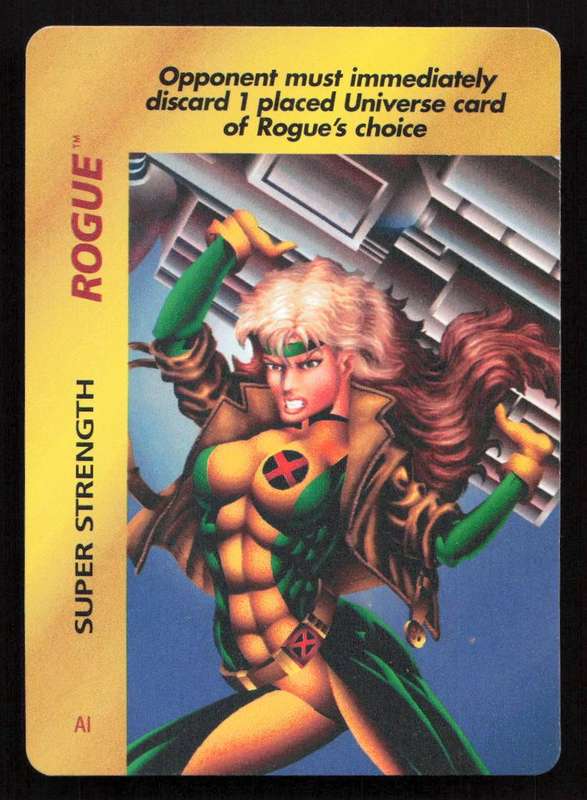1996 Marvel OverPower Card Game Rogue