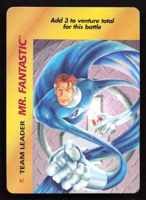 1996 Marvel OverPower Card Game Mr. Fantastic