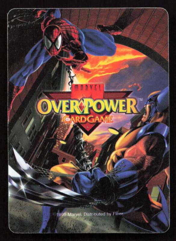 1996 Marvel OverPower Card Game Mr. Fantastic