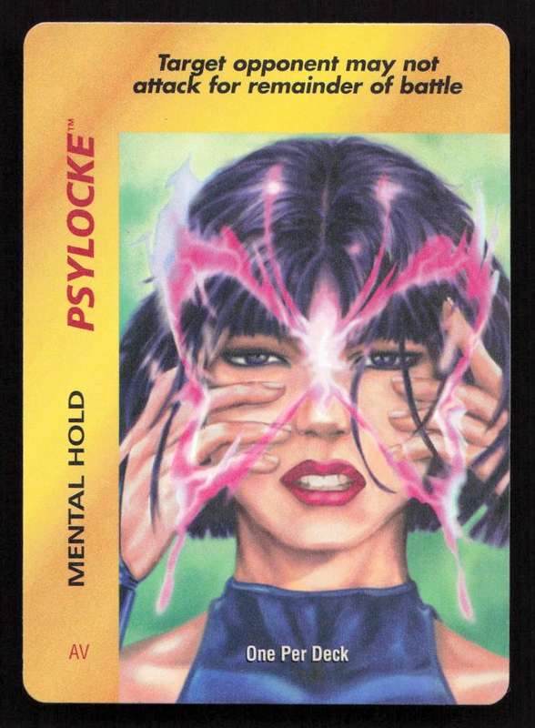 1996 Marvel OverPower Card Game Psylocke