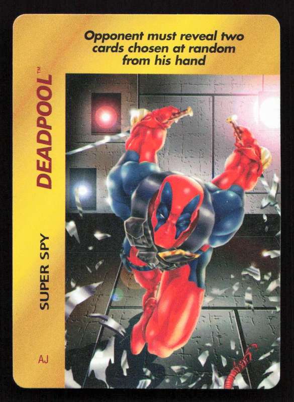 1996 Marvel OverPower Card Game Deadpool