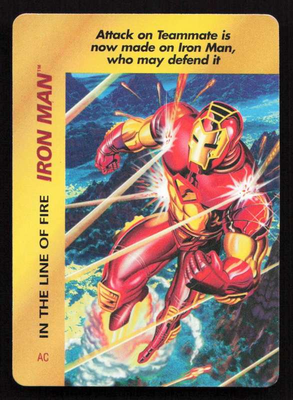 1996 Marvel OverPower Card Game Iron Man