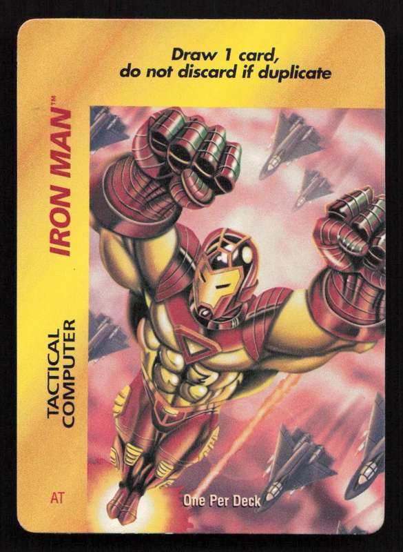 1996 Marvel OverPower Card Game Iron Man