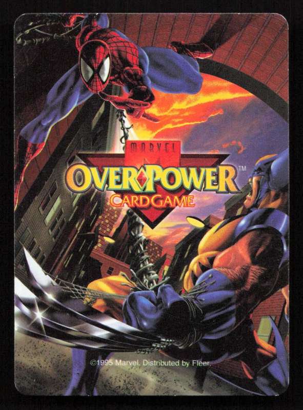 1996 Marvel OverPower Card Game Gambit