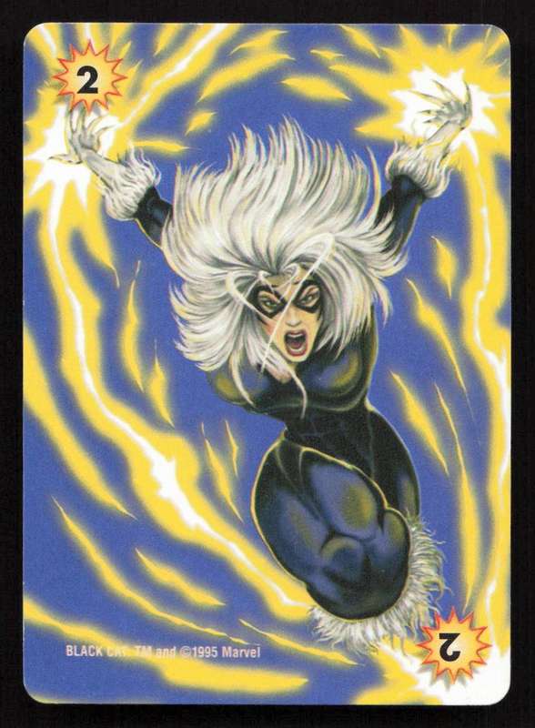 1996 Marvel OverPower Card Game Black Cat