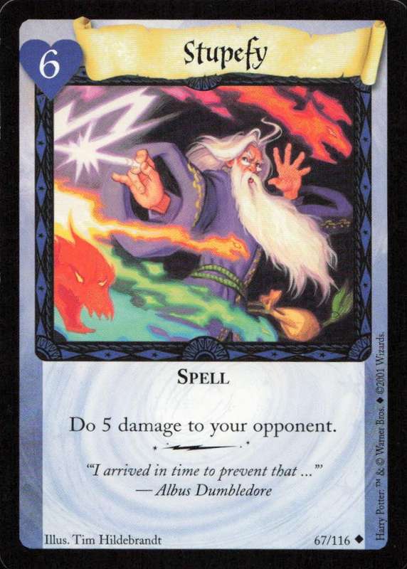 2001 Wizards Harry Potter Trading Card Game - Stupefy 67/116