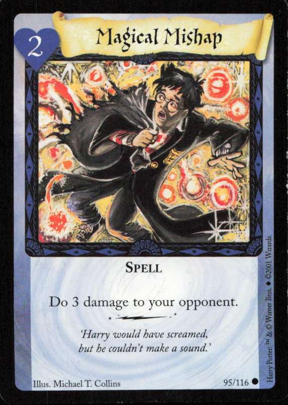 2001 Wizards Harry Potter Trading Card Game - Magical Mishap 95/116