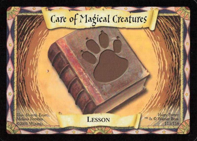 2001 Wizards Harry Potter Trading Card Game - Care of Magical Creatures 113/116