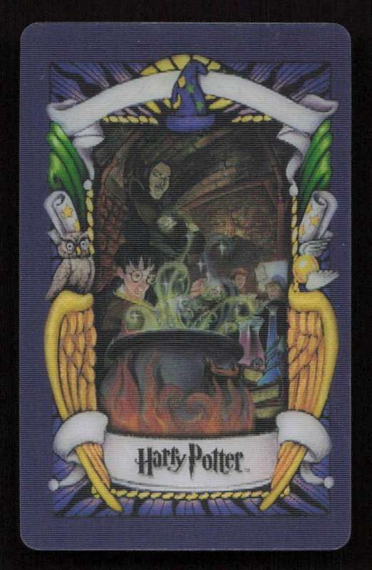 2001 Warner Bros. Harry Potter Chocolate Frog Lenticular Cards - Series 1 - Severus Snape