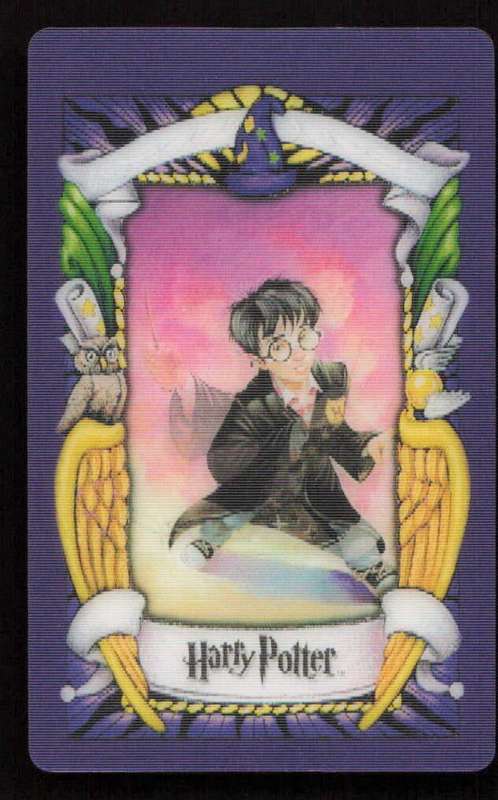 2001 Warner Bros. Harry Potter Chocolate Frog Lenticular Cards - Series 1 - Harry Potter