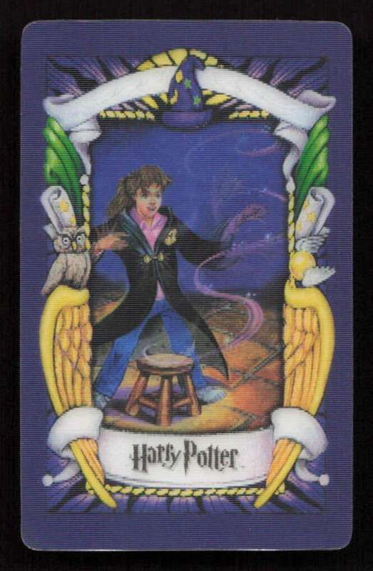 2001 Warner Bros. Harry Potter Chocolate Frog Lenticular Cards - Series 1 - Hermione Granger