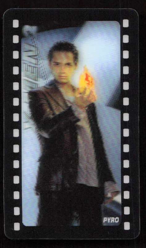 2003 Marvel Kellogg's Lenticular Card Pyro